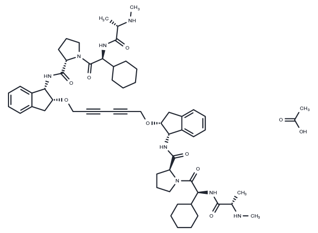AZD5582 acetate (1258392-53-8 free base) Chemical Structure