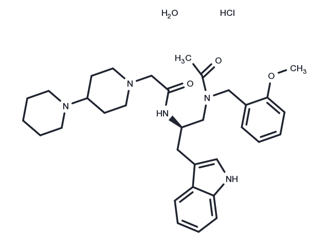 Lanepitant HCl trihydrate Chemical Structure