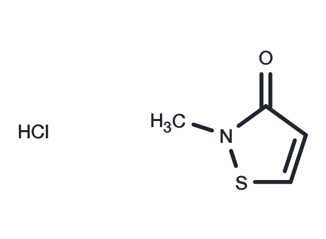 Methylisothiazolinone hydrochloride Chemical Structure