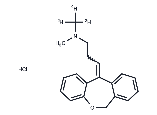 Doxepin D3 Hydrochloride Chemical Structure