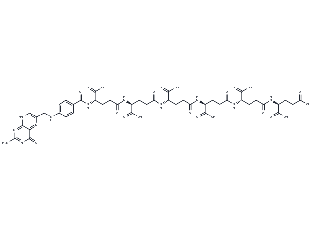 Hexaglutamate folate Chemical Structure