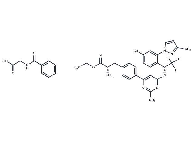 Telotristat Etiprate Chemical Structure