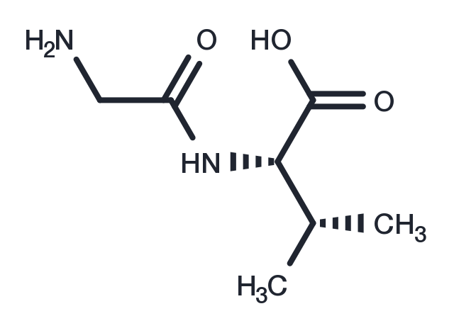 Glycyl-L-valine Chemical Structure