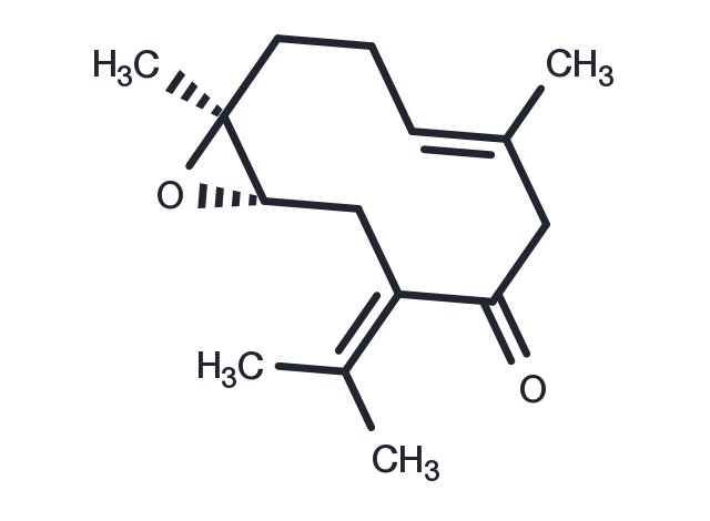 Germacrone 4,5-epoxide Chemical Structure