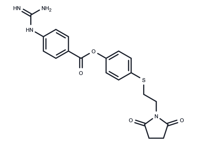 Patamostat Chemical Structure