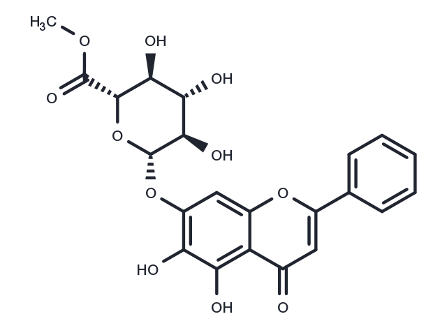 Baicalin methyl ester Chemical Structure