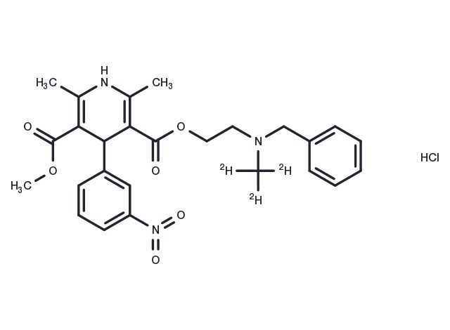 Nicardipine-d3 hydrochloride Chemical Structure