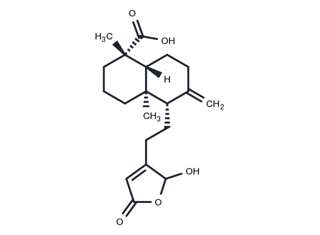 16-Hydroxy-8(17),13-labdadien-15,16-olid-19-oic acid