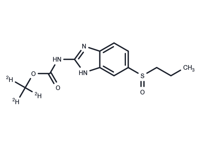 Albendazole sulfoxide D3 Chemical Structure