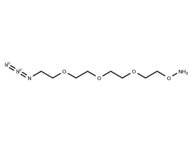 Aminooxy-PEG3-azide Chemical Structure