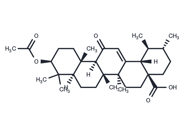 3-Acetyl-11-keto-ursolic acid Chemical Structure