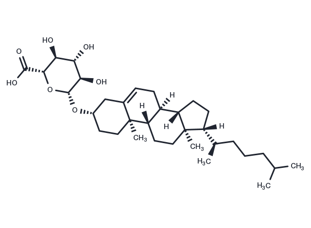 Cholesterol glucuronide Chemical Structure