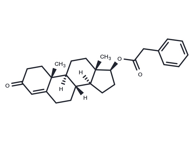 Testosterone phenylacetate Chemical Structure