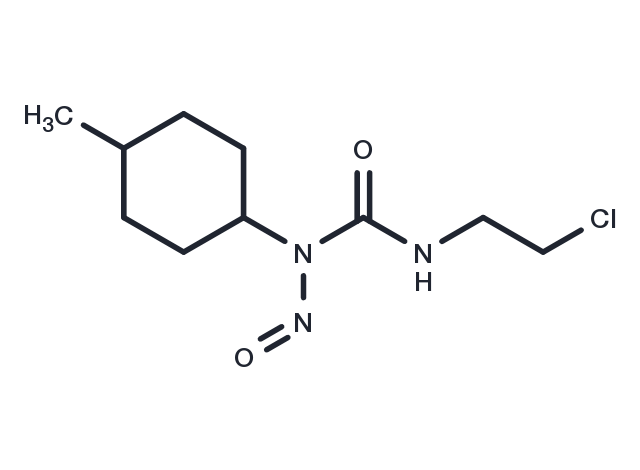 N′-(2-Chloroethyl)-N-(4-methylcyclohexyl)-N-nitrosourea Chemical Structure