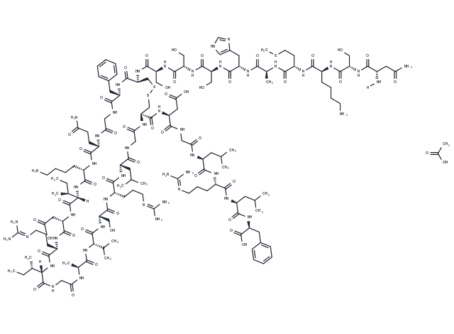 Brain Natriuretic Peptide-32 (rat) acetate Chemical Structure