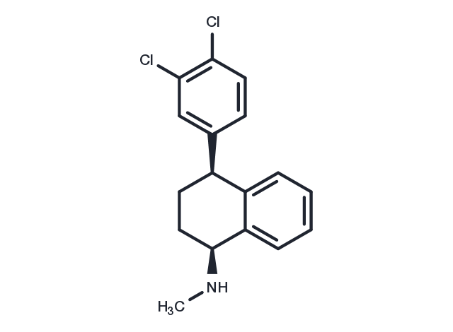 Sertraline Free Base Chemical Structure
