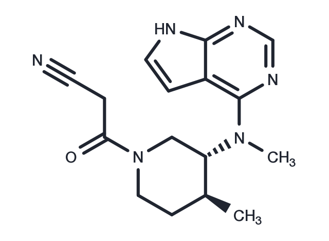 (3R,4S)-Tofacitinib Chemical Structure