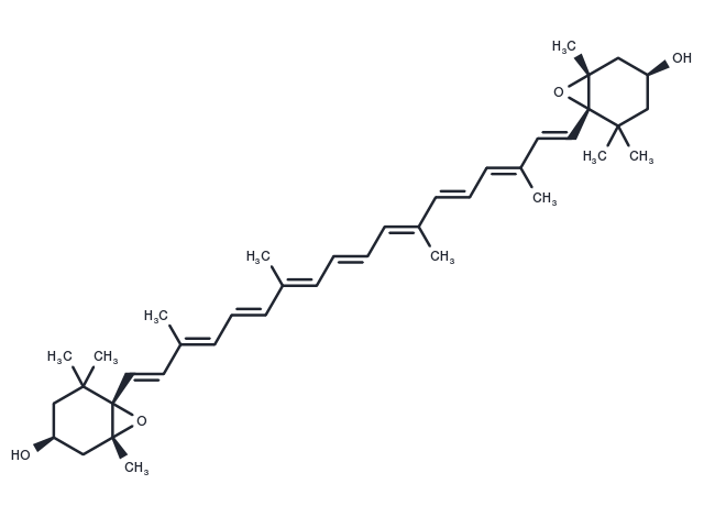 Violaxanthin Chemical Structure