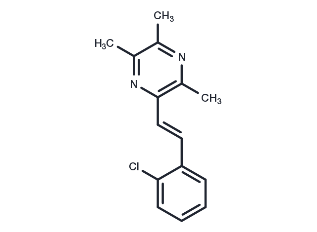 (E)-2-(2-Chlorostyryl)-3,5,6-trimethylpyrazine Chemical Structure