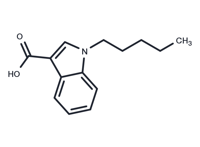 1-pentyl-1H-indole-3-carboxylic acid Chemical Structure