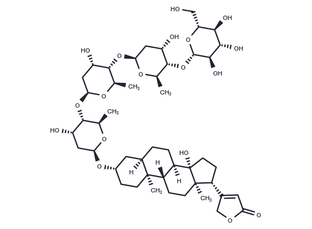 Purpurea glycoside A Chemical Structure