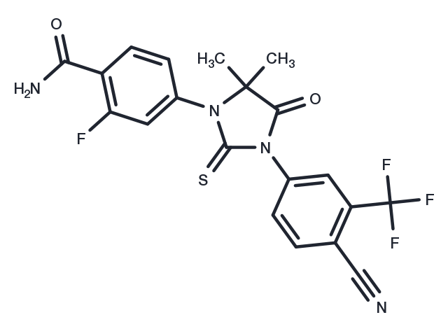 N-desmethyl Enzalutamide Chemical Structure