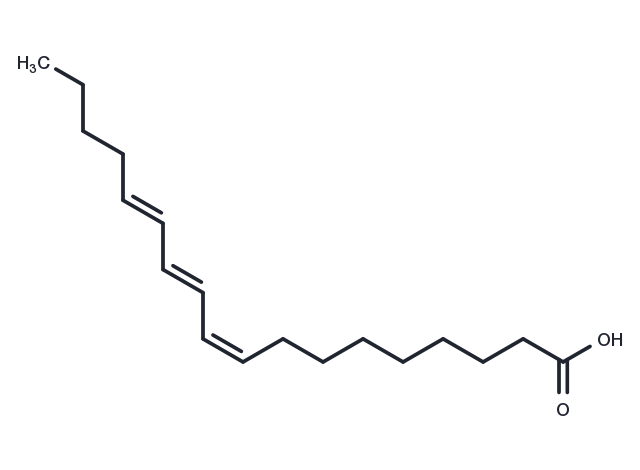 9(Z),11(E),13(E)-Octadecatrienoic Acid Chemical Structure