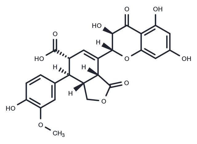 Silyamandin Chemical Structure