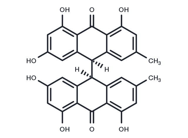 cis-Emodin bianthrone Chemical Structure