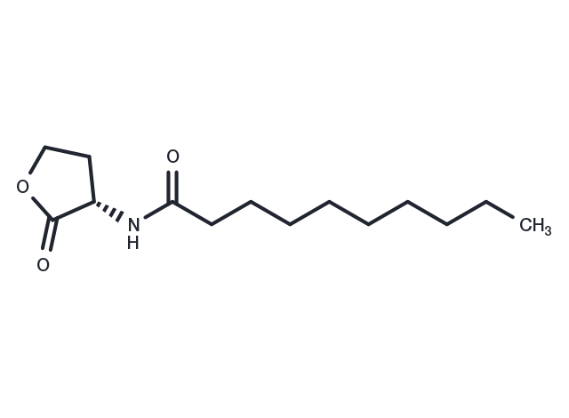 N-decanoyl-L-Homoserine lactone Chemical Structure