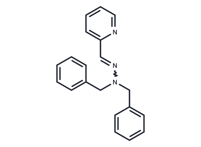 2-((2,2-Dibenzylhydrazineylidene)methyl)pyridine Chemical Structure