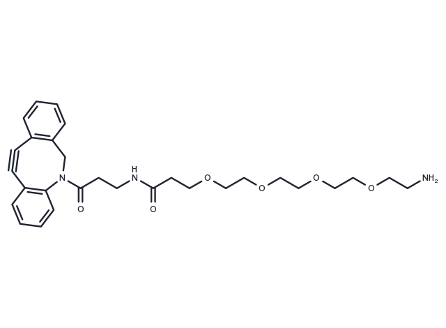DBCO-NHCO-PEG4-amine Chemical Structure