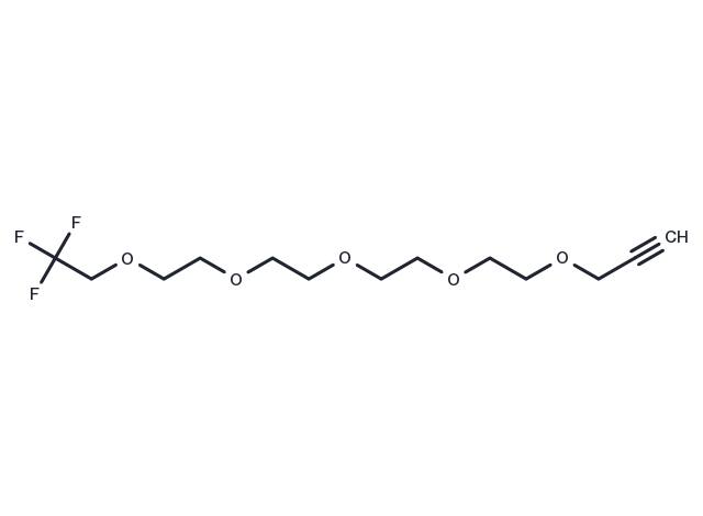 1,1,1-Trifluoroethyl-PEG4-propargyl Chemical Structure