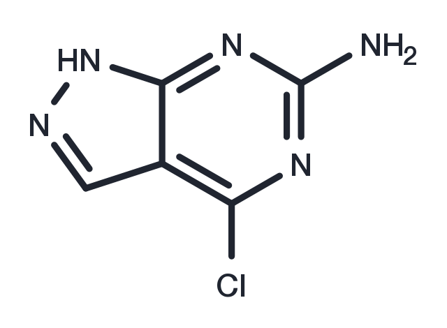 6-Amino-4-chloropyrazolo[3,4-d]pyrimidine Chemical Structure