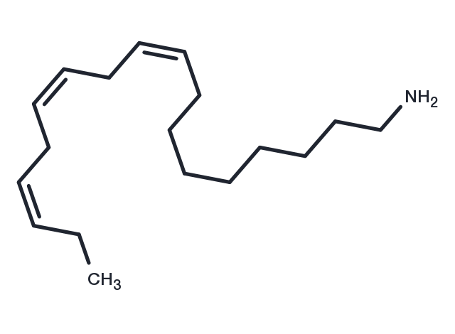 Linolenylamine Chemical Structure