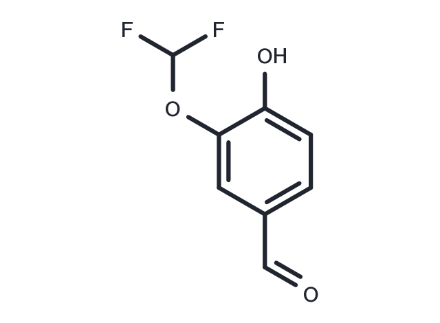 3-(Difluoromethoxy)-4-hydroxybenzaldehyde Chemical Structure