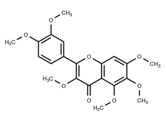 Hexamethylquercetagetin Chemical Structure