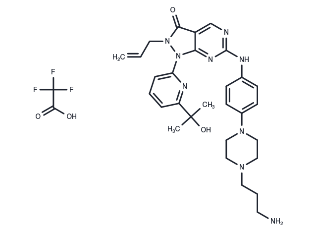 AZD 1775 Linker Conjugate 1 TFA Chemical Structure