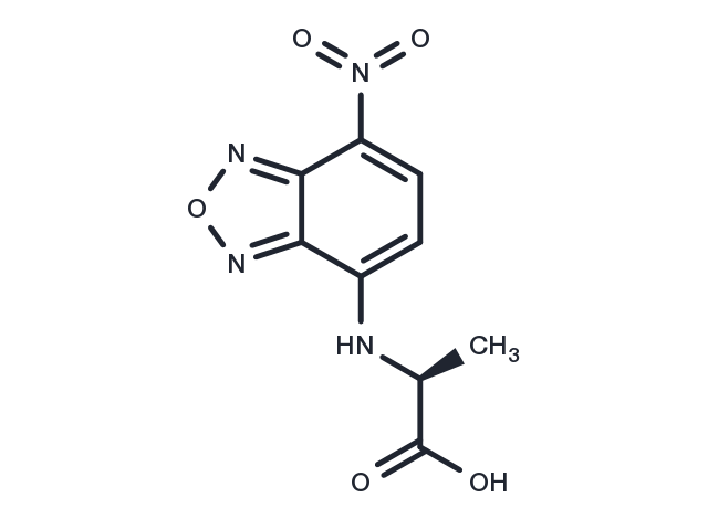 Nitrobenzoxadiazolealanine Chemical Structure