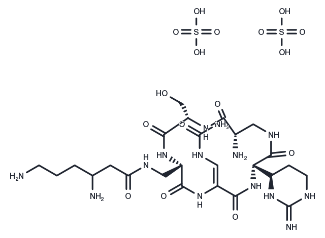 Capreomycin sulfate Chemical Structure