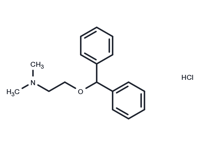 Diphenhydramine hydrochloride Chemical Structure