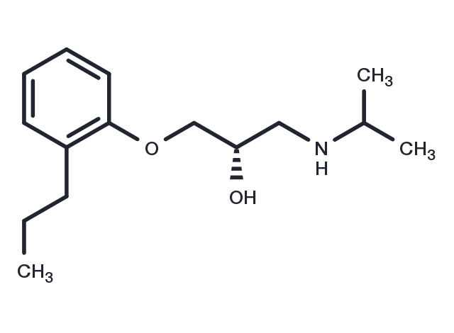 Dihydroalprenolol, (S)- Chemical Structure