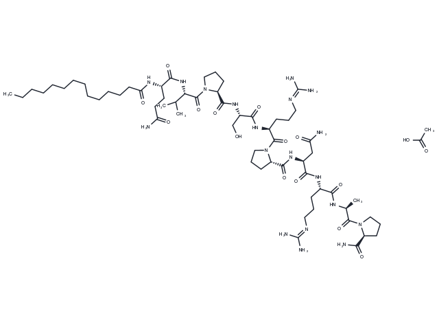 Dynamin inhibitory peptide, myristoylated acetate Chemical Structure