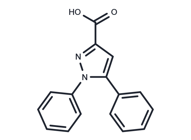 1,5-diphenylpyrazole-3-carboxylic acid Chemical Structure