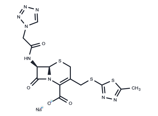 Cefazolin sodium Chemical Structure