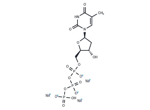 Deoxythymidine triphosphate Chemical Structure