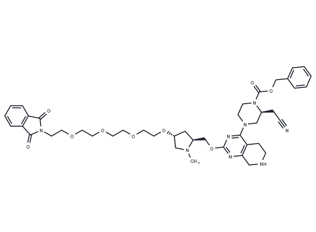 K-Ras ligand-Linker Conjugate 1 Chemical Structure