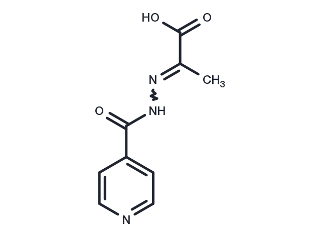 Isoniazid pyruvate Chemical Structure