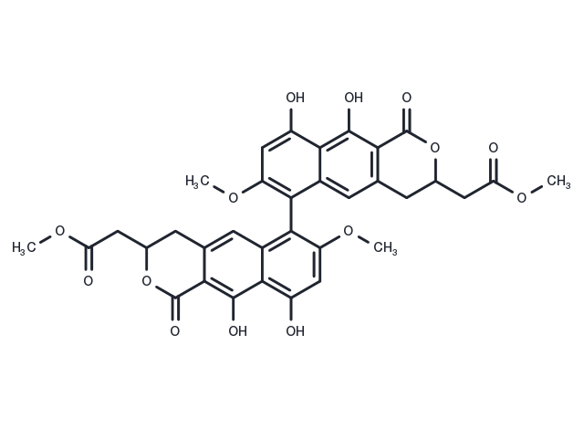 (-)-Viriditoxin Chemical Structure