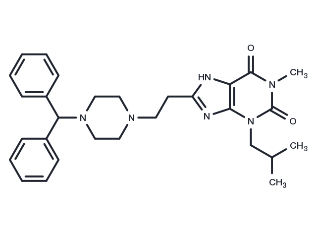 Laprafylline Chemical Structure